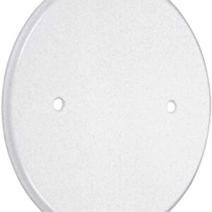 5'' WHITE ROUND DECOR PLATE