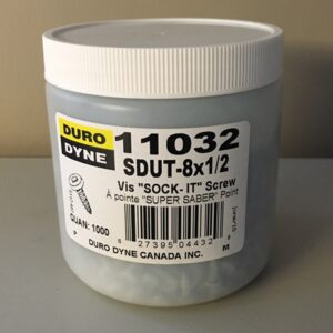 Duro Dyne 8X1/2 500/Pk